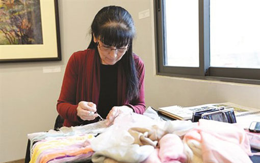L’art du tissu selon Catherine Juillerat
