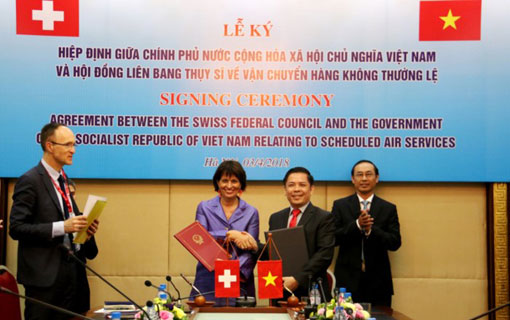 Nouvel accord aérien entre la Suisse et le Vietnam