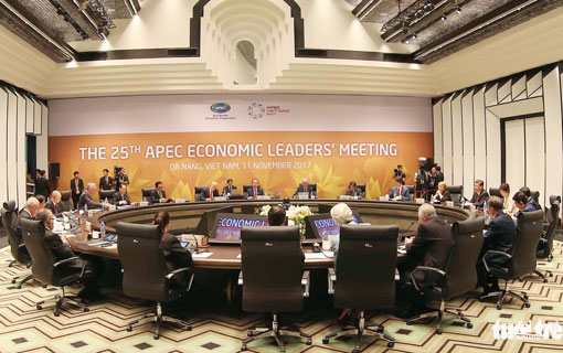 Ouverture de la 25e réunion des dirigeants économiques de l'APEC