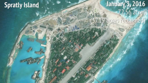 [Infographies] Chine ou Vietnam, qui «poldérise» le plus les îles Spratleys?