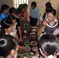 Concours de cuisine au Vietnam : repas nutritifs pour les enfants
