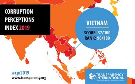 Corruption Perceptions Index 2019 : le Vietnam gagne 21 places