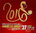 Toulouse: Fête du Nouvel an Vietnamien 2016, année du Singe (Samedi 27 Février 2016)