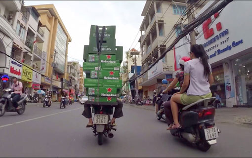 Guillaume, expatrié au Vietnam : «Hô-Chi-Minh ? Rien de plus normal que de croiser une famille entière sur un scooter»