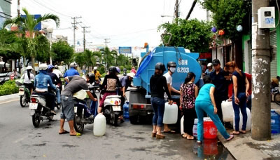 Pénurie d'eau douce à Kiên Giang