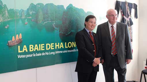 À Saint-Amand, l’ambassadeur du Vietnam parfait VRP pour les entreprises du coin 
