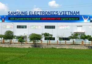 Samsung transforme le Vietnam en géant du secteur