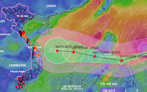 Le Vietnam se prépare au super typhon Goni (typhon n° 10 de l'année 2020)
