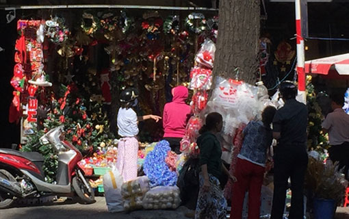 Ambiance de Noël 2015 à Hô Chi Minh-Ville