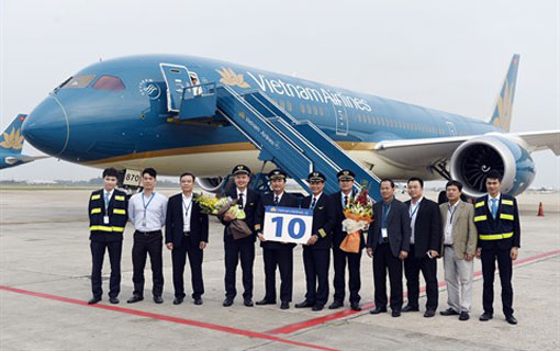 Vietnam Airlines reçoit son dixième Boeing 787-9 Dreamliner