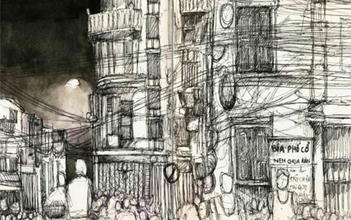 «Au Vietnam, tout va très vite. Les rues sont en mouvement constant...» «Au Vietnam, tout va très vite. Les rues sont en mouvement constant...»