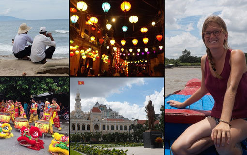 Emilie, globe-trotteuse normande, achève son voyage au Vietnam Emilie, globe-trotteuse normande, achève son voyage au Vietnam