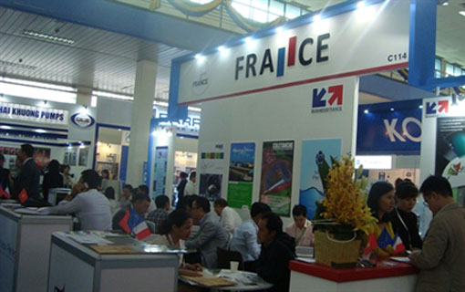 Neuf entreprises françaises au salon Vietwater 2015