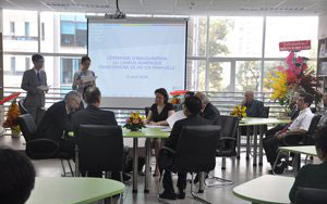 Un nouvel espace francophone au service de la communauté universitaire du Sud du Vietnam Un nouvel espace francophone au service de la communauté universitaire du Sud du Vietnam