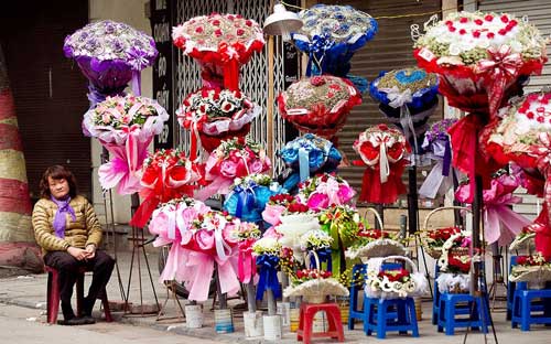La fête des amoureux à Hanoi La fête des amoureux à Hanoi