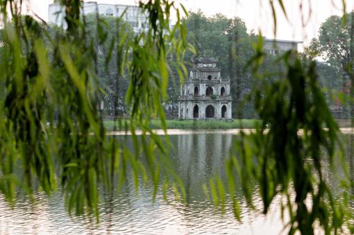 Vietnam – La tour de la Tortue sur le lac Hoan Kiem