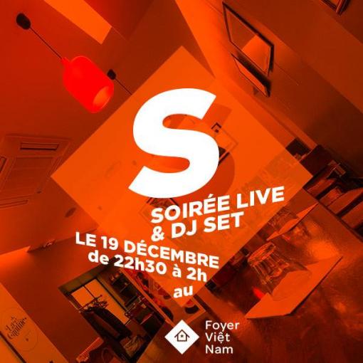 19/12: Soirée Live & DJ Set - UJVF, Foyer Việt Nam 19/12: Soirée Live & DJ Set - UJVF, Foyer Việt Nam