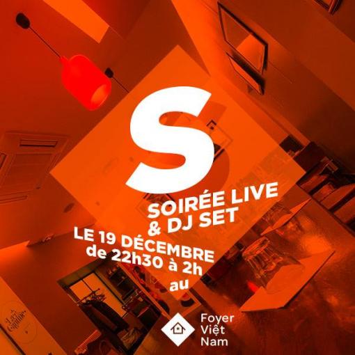 19/12: Soirée Live & DJ Set - UJVF, Foyer Việt Nam - 18h à 2h du matin