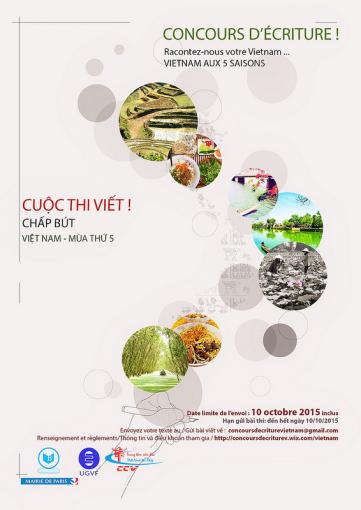 CONCOURS D'ÉCRITURE Racontez-nous votre Vietnam ! VIETNAM AUX 5 SAISONS CONCOURS D'ÉCRITURE Racontez-nous votre Vietnam ! VIETNAM AUX 5 SAISONS