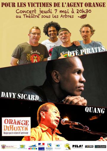 DAVY SICARD & OTÉ PIRATES CHANTENT MA FRANCE (JEAN FERRAT) au profit des victimes vietnamiennes de l’Agent Orange, organisé par Orange Dihoxyn et son président musicien Quang Hai Ho DAVY SICARD & OTÉ PIRATES CHANTENT MA FRANCE (JEAN FERRAT) au profit des victimes vietnamiennes de l’Agent Orange, organisé par Orange Dihoxyn et son président musicien Quang Hai Ho