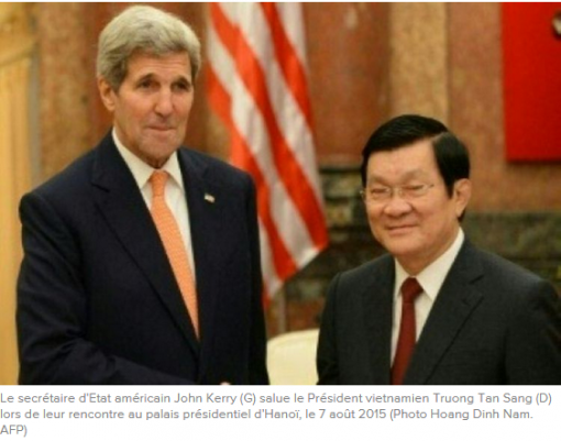 Vietnam: l’Américain Kerry salue à Hanoï la «réconciliation»