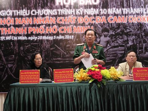 Les victimes de l’agent orange soutenues depuis dix ans