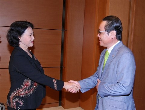 Une vice-présidente de l'AN reçoit des Sud-Coréens aimant le Vietnam - Aide sud-coréenne aux victimes de la dioxine Une vice-présidente de l'AN reçoit des Sud-Coréens aimant le Vietnam - Aide sud-coréenne aux victimes de la dioxine