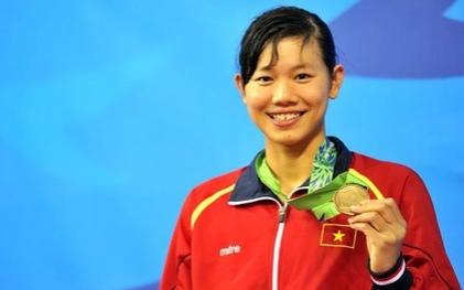 La nageuse vietnamienne Nguyễn Thị Ánh Viên vient d’être consacrée « meilleure sportive étrangère » par la presse à l’issue des 28èmes jeux d’Asie du Sud Est SEA GAMES 28. Elle a remporté 8 médailles d’or, une d’argent et une de bronze et battu 8 records La nageuse vietnamienne Nguyễn Thị Ánh Viên vient d’être consacrée « meilleure sportive étrangère » par la presse à l’issue des 28èmes jeux d’Asie du Sud Est SEA GAMES 28. Elle a remporté 8 médailles d’or, une d’argent et une de bronze et battu 8 records