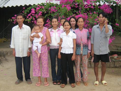 La famille vietnamienne La famille vietnamienne