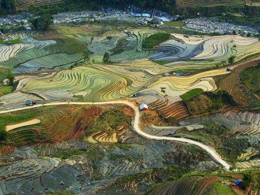 Rice Terraces Image, Vietnam Rice Terraces Image, Vietnam