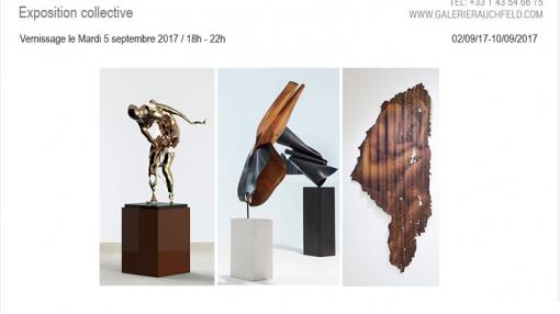 Vernissage du sculpteur DUONG LE THAI , mardi 5 septembre 2017, 18 -22h,, galerie Rauchfeld, Paris 75006 