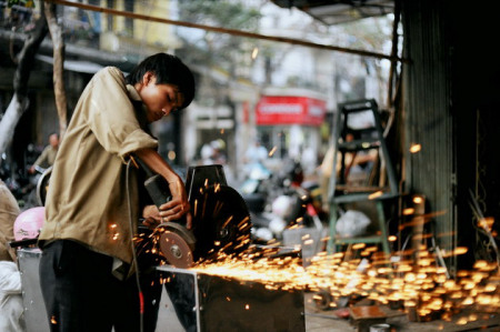 La rue des forgerons, un souvenir de Hanoi de jadis La rue des forgerons, un souvenir de Hanoi de jadis