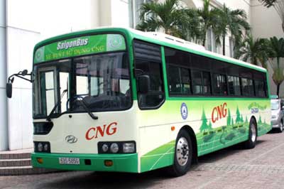 Ho Chi Minh-Ville: préparation de la mise en service de premiers autobus verts