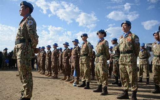Soudan du Sud - Les casques bleus vietnamiens à la célébration de la Journée de l'ONU Soudan du Sud - Les casques bleus vietnamiens à la célébration de la Journée de l'ONU