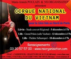Le Cirque national du Vietnam au Stade couvert régional de Lievin (62800) Le Cirque national du Vietnam au Stade couvert régional de Lievin (62800)