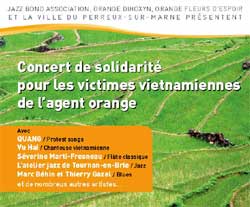 Val de Marne : concert de soutien aux victimes de l’agent orange Val de Marne : concert de soutien aux victimes de l’agent orange