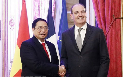 Déclaration conjointe de la France et du Vietnam à l’occasion de la visite du Premier ministre Pham Minh Chinh en France Déclaration conjointe de la France et du Vietnam à l’occasion de la visite du Premier ministre Pham Minh Chinh en France