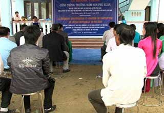 Une école marternelle construite avec l'aide de l'Association française Bretagne-Vietnam