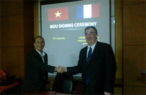 Trois nouveaux partenariats entre l'EPMI (École d’ingénieurs en Électricité, Productique et Management Industriel) et le Vietnam Trois nouveaux partenariats entre l'EPMI (École d’ingénieurs en Électricité, Productique et Management Industriel) et le Vietnam