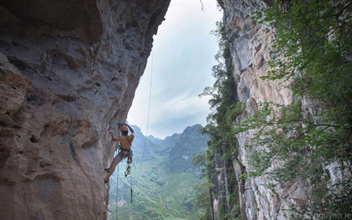 «Pour les Vietnamiens, l’escalade est un loisir, pas un sport» «Pour les Vietnamiens, l’escalade est un loisir, pas un sport»