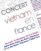 Concert organisé sous le patronage du Centre culturel du Vietnam en France le 10 décembre 2014 à Paris Concert organisé sous le patronage du Centre culturel du Vietnam en France le 10 décembre 2014 à Paris