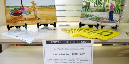 Saintes: Une exposition pour la bonne cause Saintes: Une exposition pour la bonne cause