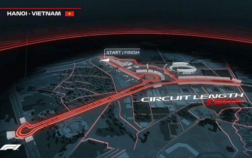 Découvrez le circuit du Grand Prix du Vietnam à Hanoï