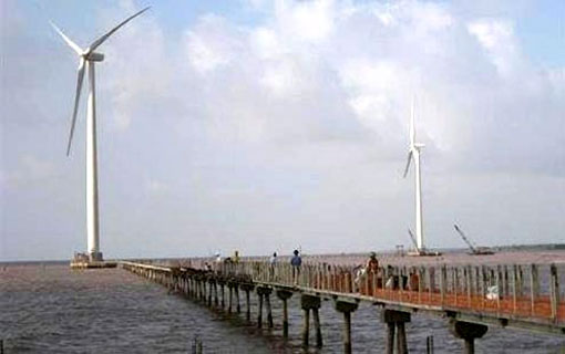 Vietnam : Mise en service d'une ferme d'éoliennes dans le sud du pays Vietnam : Mise en service d'une ferme d'éoliennes dans le sud du pays