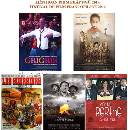 Bientôt le Festival du film francophone 2014 au Vietnam 