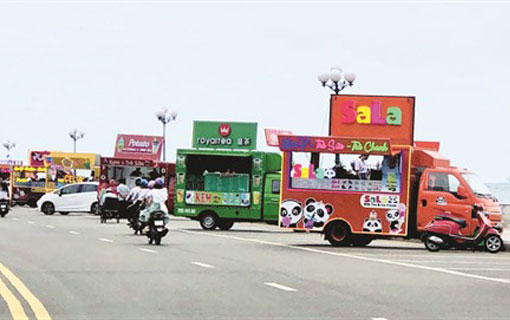 Les food trucks, une aventure chamarrée à Vung Tàu