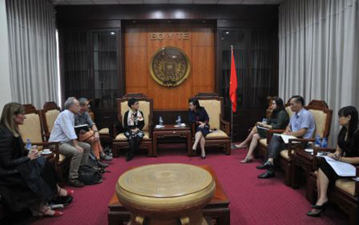 Une délégation de la Fédération Santé France Vietnam reçue à Hanoi par Mme la Ministre de la Santé du Viêt Nam
