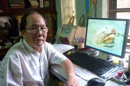 L’ange gardien de la tortue du lac Hoàn Kiêm (Lac de l'Epée Restituée de Hanoi)