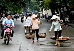 Les gens à Hanoi