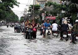 Hô Chi Minh-ville se prémunie contre le risque inondation Hô Chi Minh-ville se prémunie contre le risque inondation